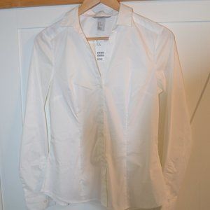 H & M white blouse